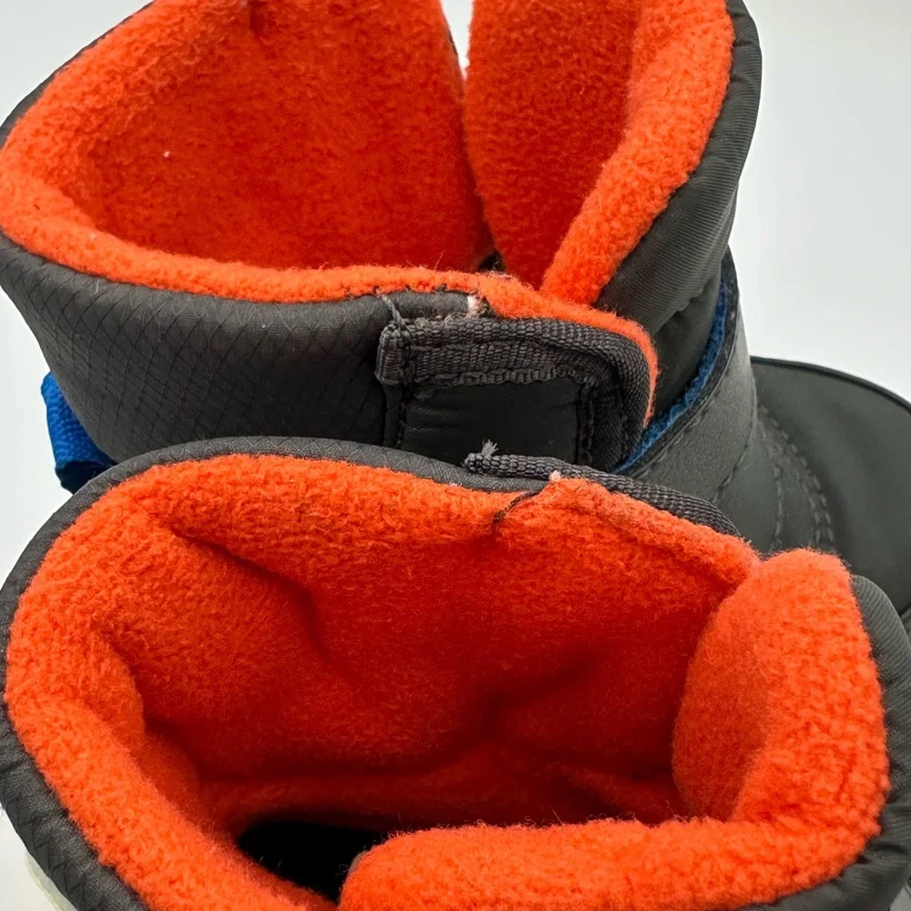 Sorel Toddler Black Boot with Red, Blue &‎ Yellow Accents